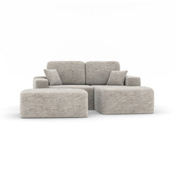 Simone Sectional W/Ottoman (Beige)