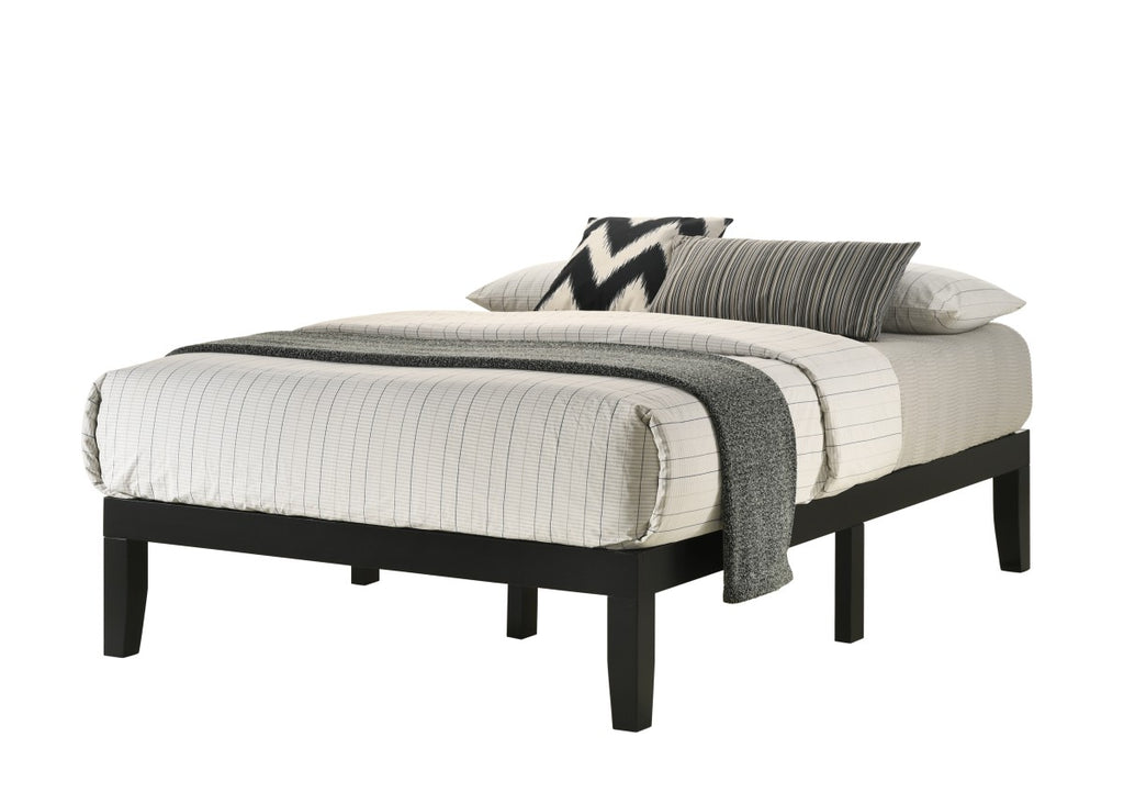 Addicus Full Platform Bed Frame (Black)