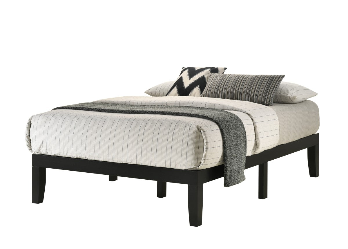 Addicus Full Platform Bed Frame (Black)