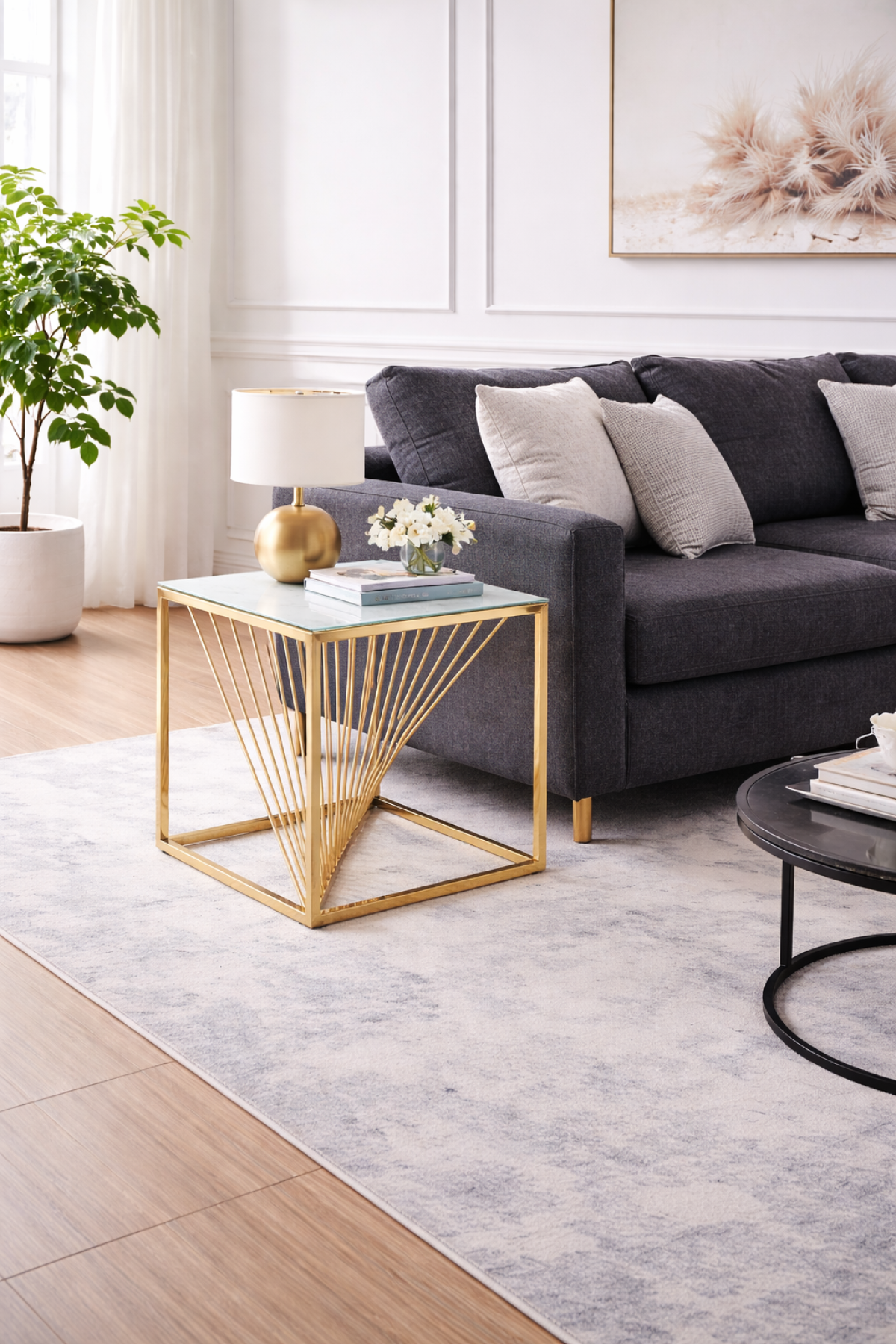 Side Table (Gold)