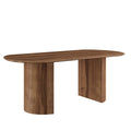 Fresno Dining Table (Light Brown)