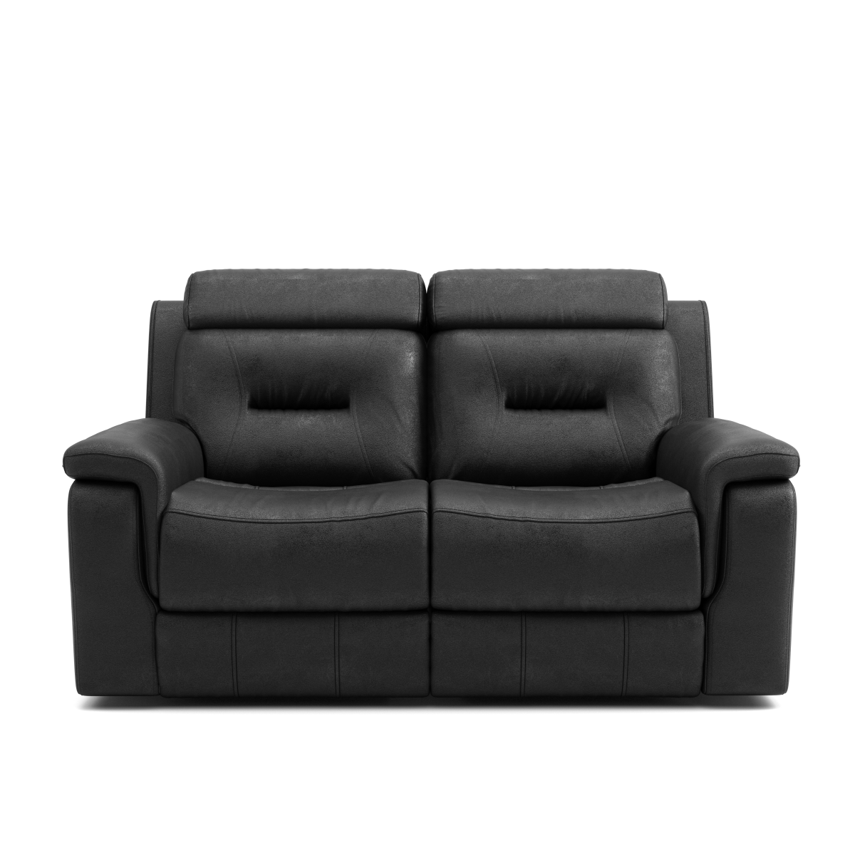 Nelson Recliner Love Seat (Black)