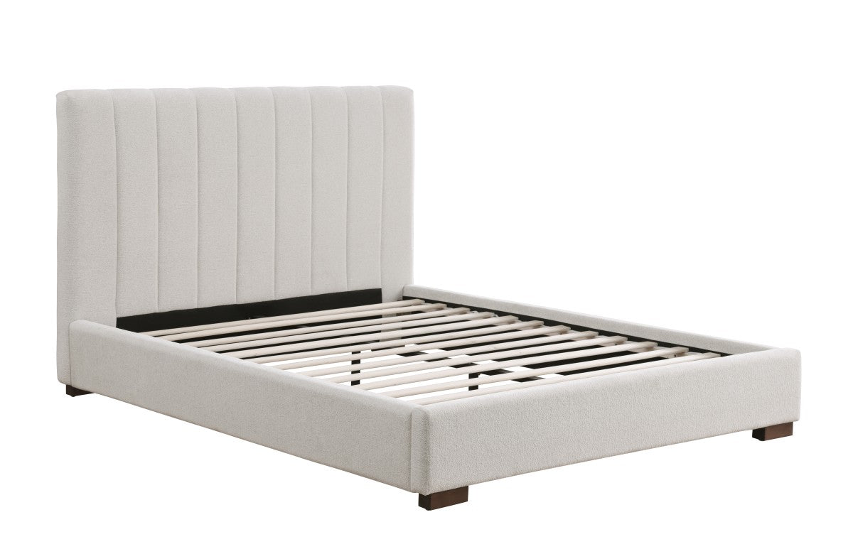 Queen Bed Frame (Beige) - 828941