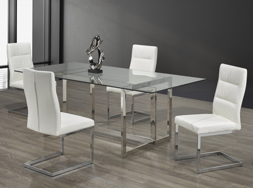 5-Piece Dining Set (White)