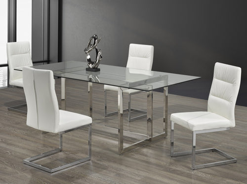 5-Piece Dining Set (White)
