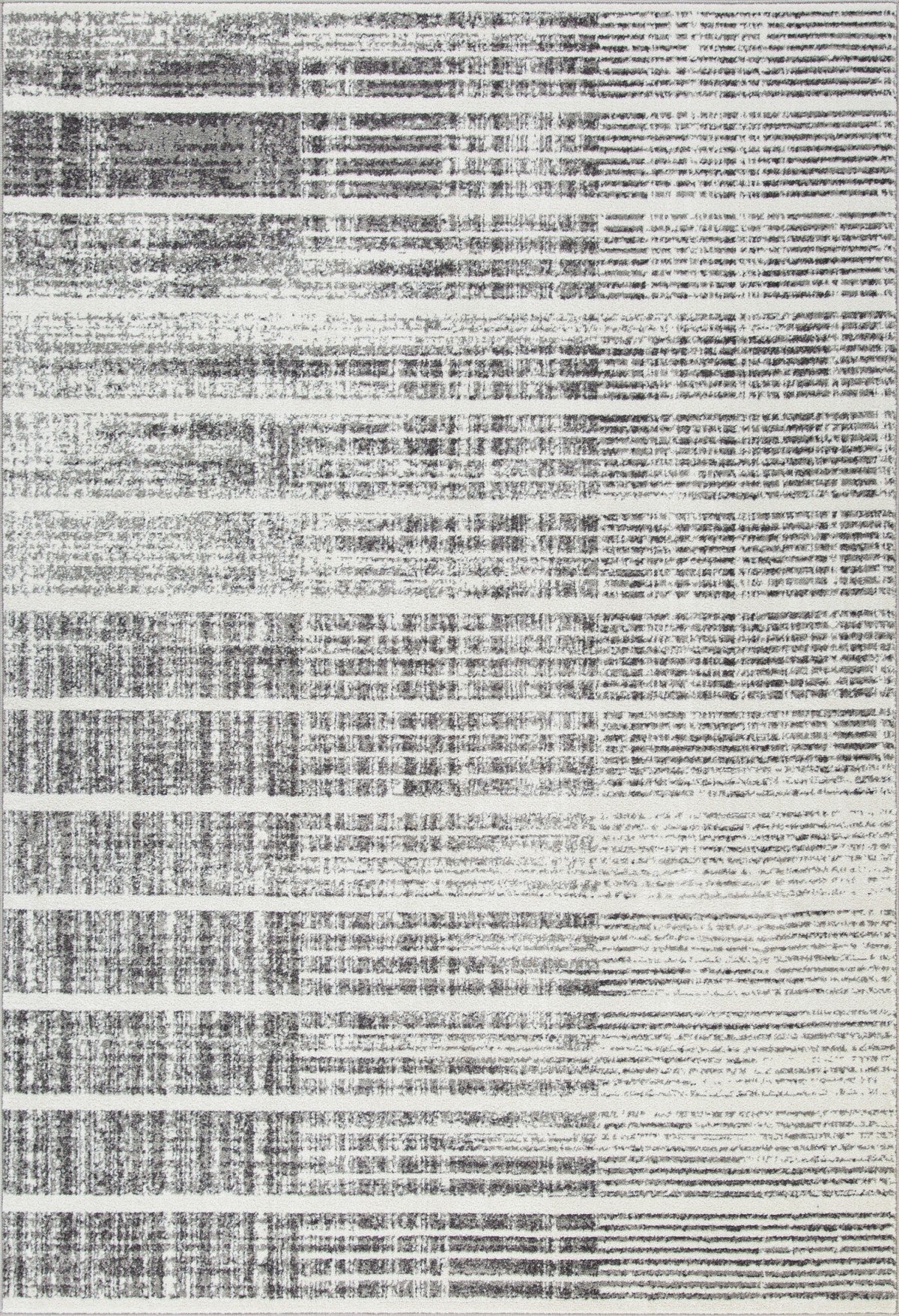 Julien 8 x 11 Area Rug (White/Silver)