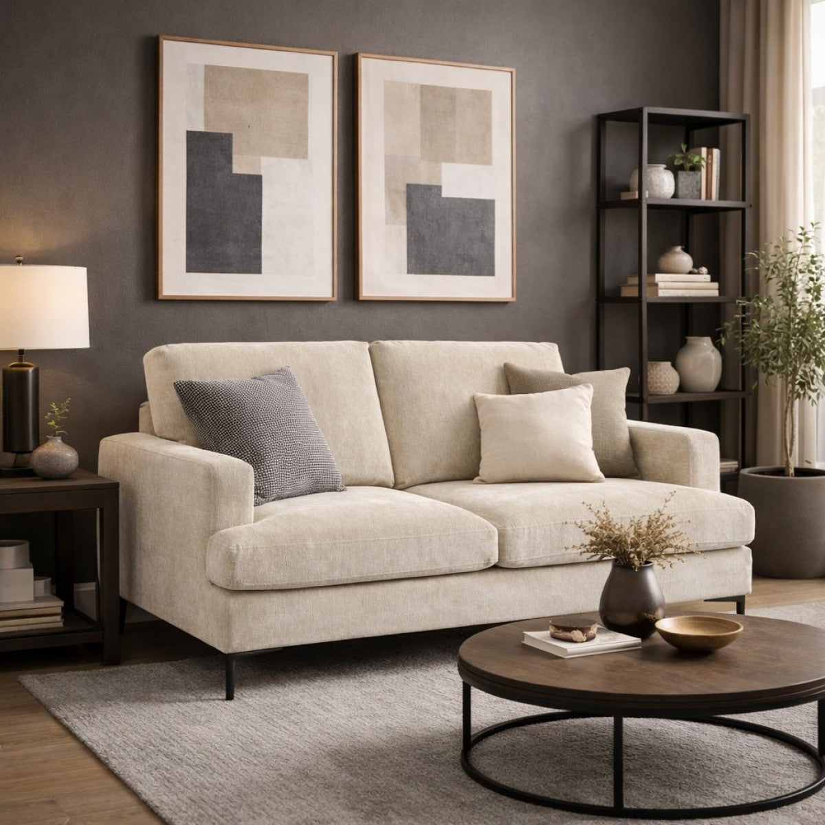 Love Seat (Beige) - 240997