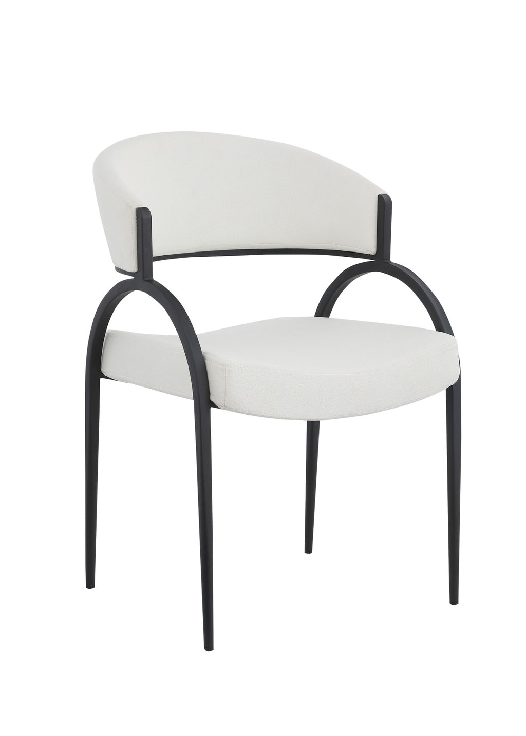 Dining Chair (Cream/Black) (Set of 2)