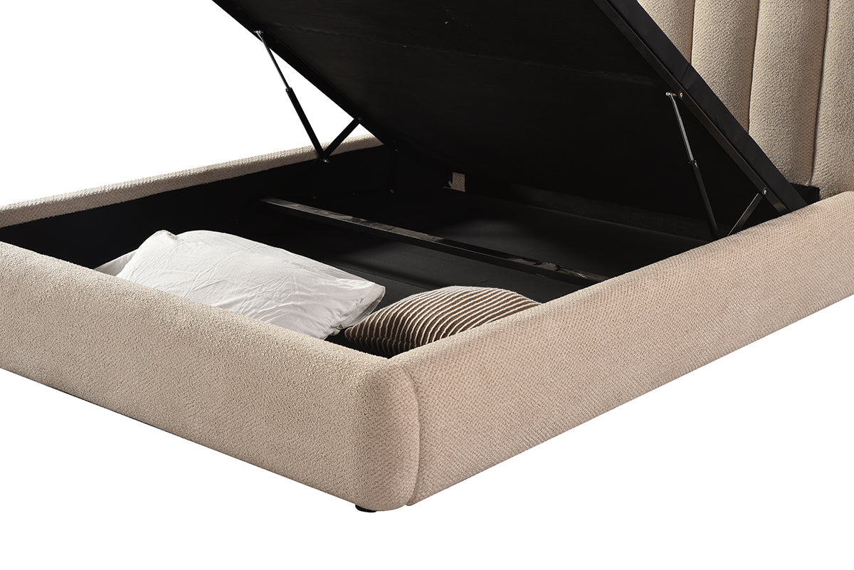 King Lift Bed Frame (Taupe)