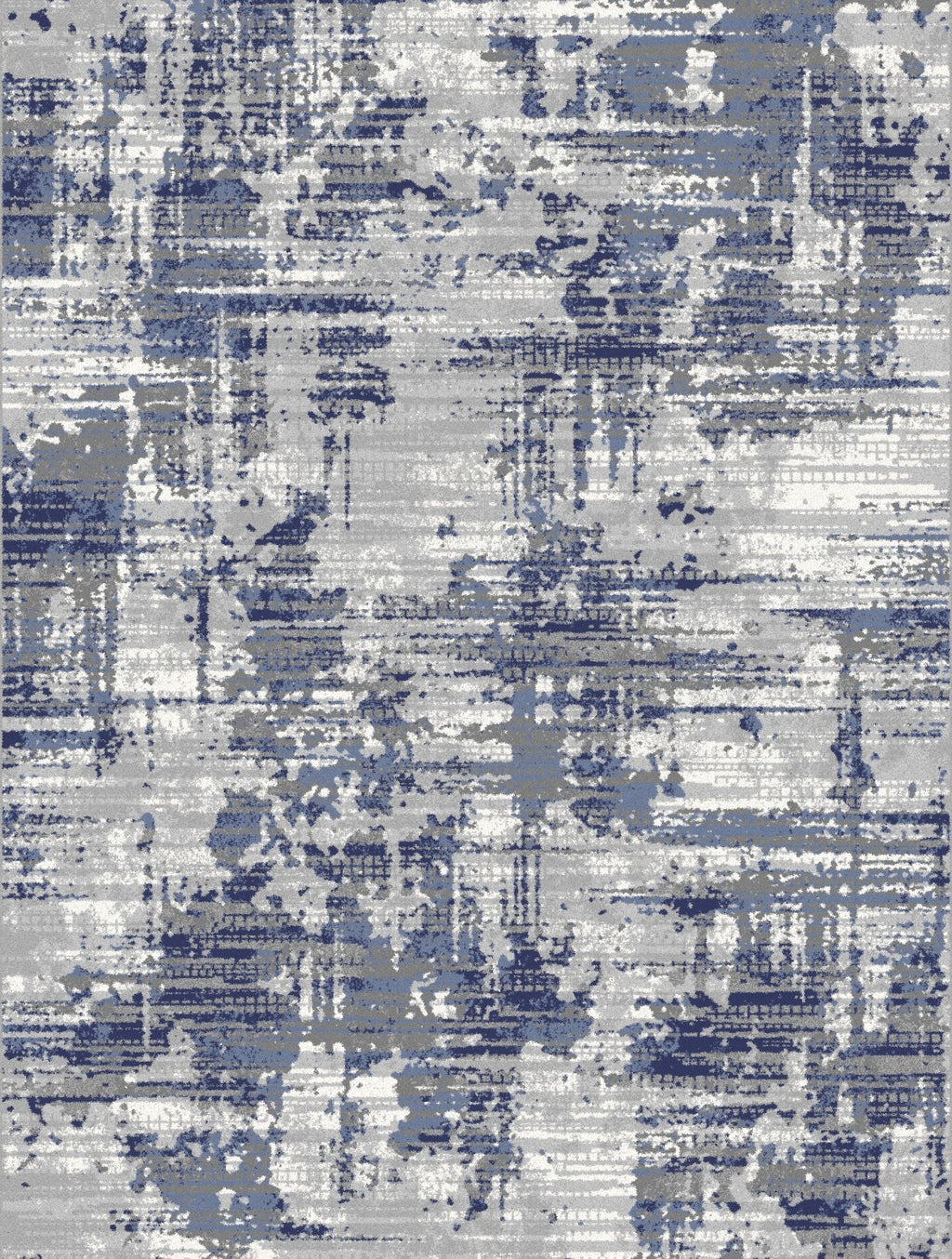 Rocco 8 x 11 Area Rug (Cream/Grey/Blue)