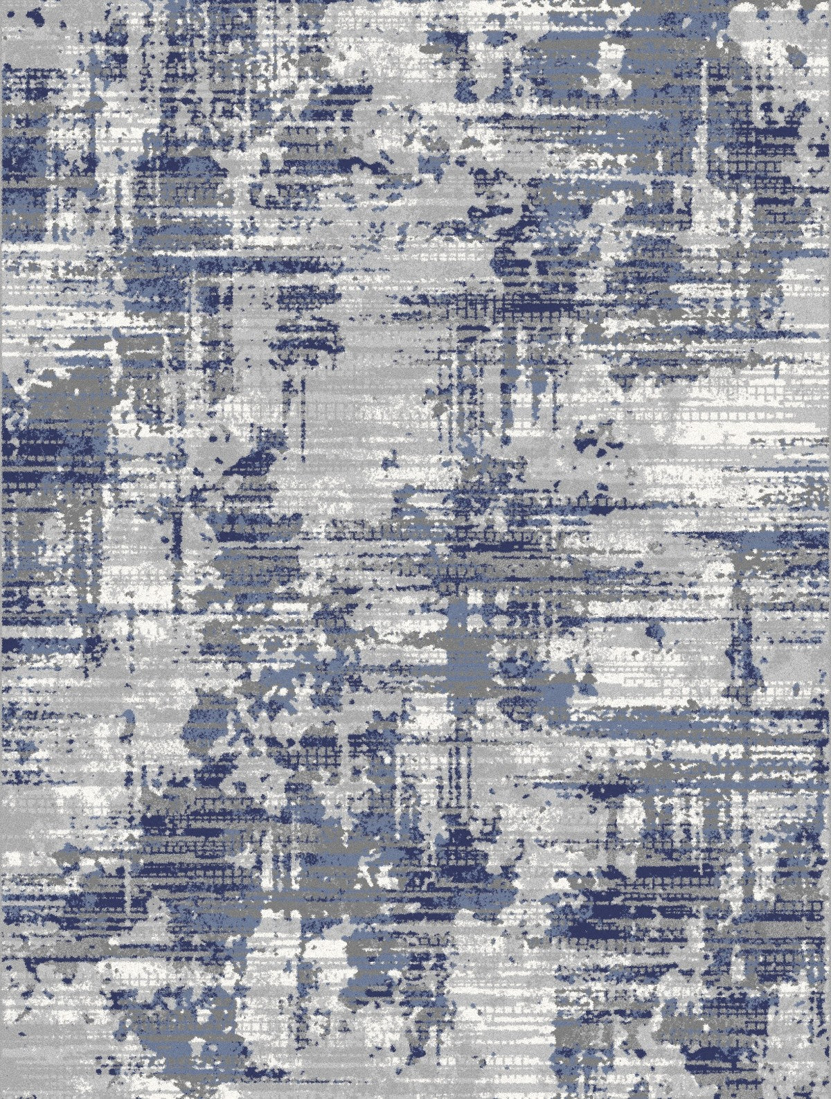 Rocco 8 x 11 Area Rug (Cream/Grey/Blue)