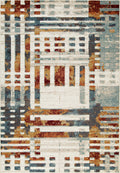 Soleil 5 x 8 Area Rug (Cream/Grey/Brown)