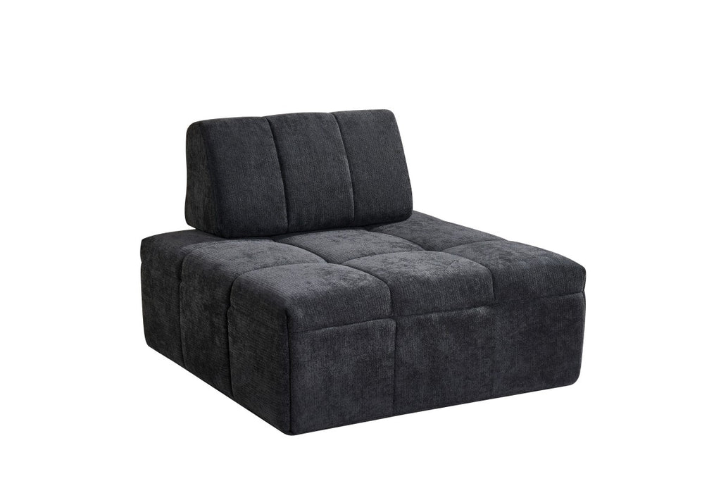 Modular Armless Chair (Black)