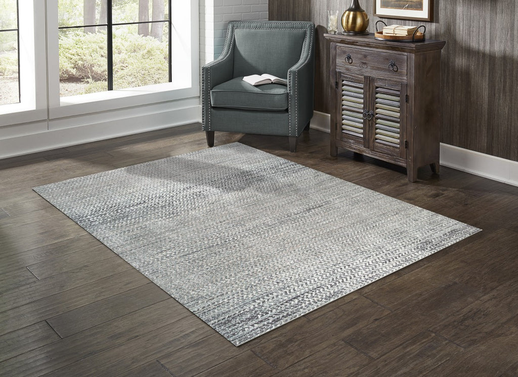 8 x 11 Area Rug (White/Beige)