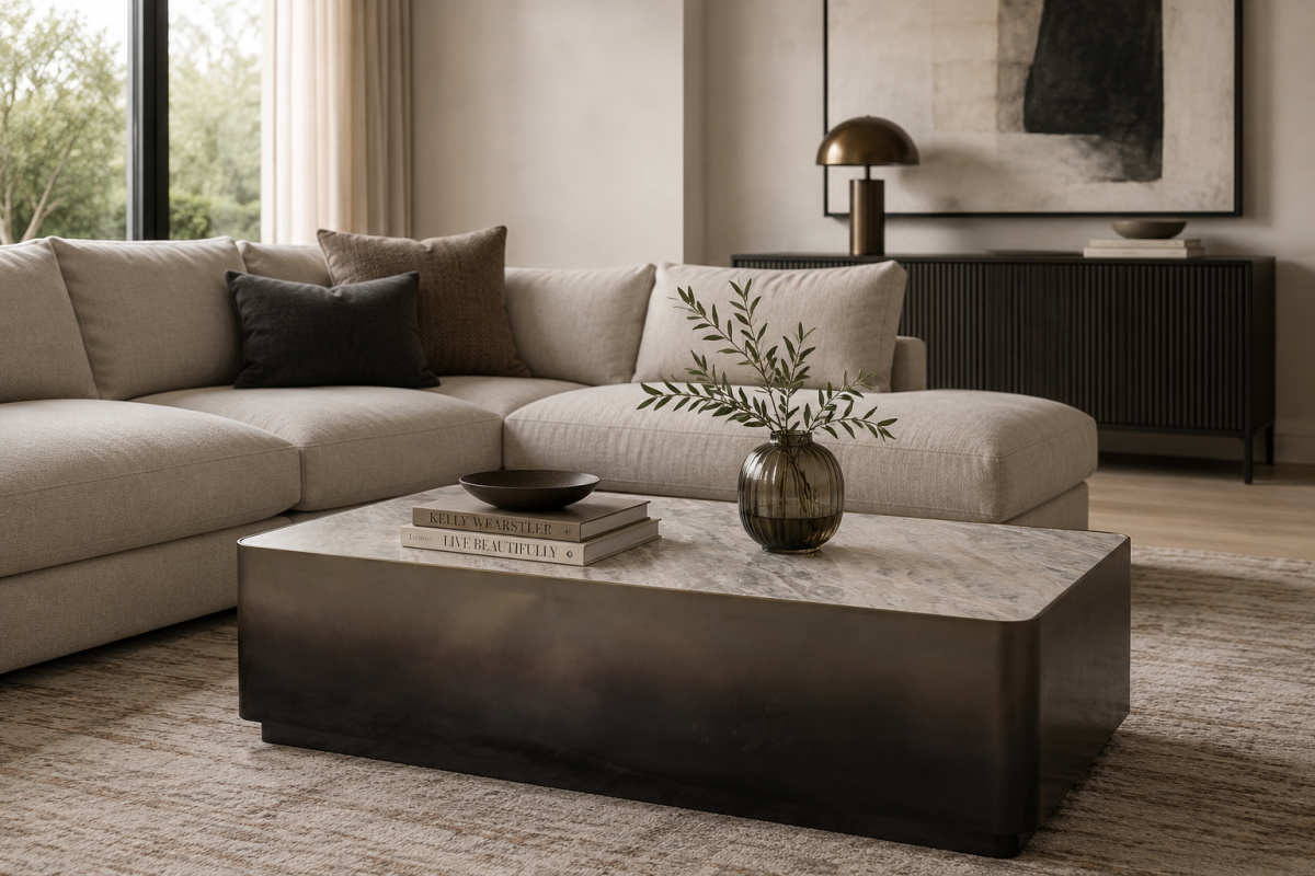 Dangelo Coffee Table (Gold)