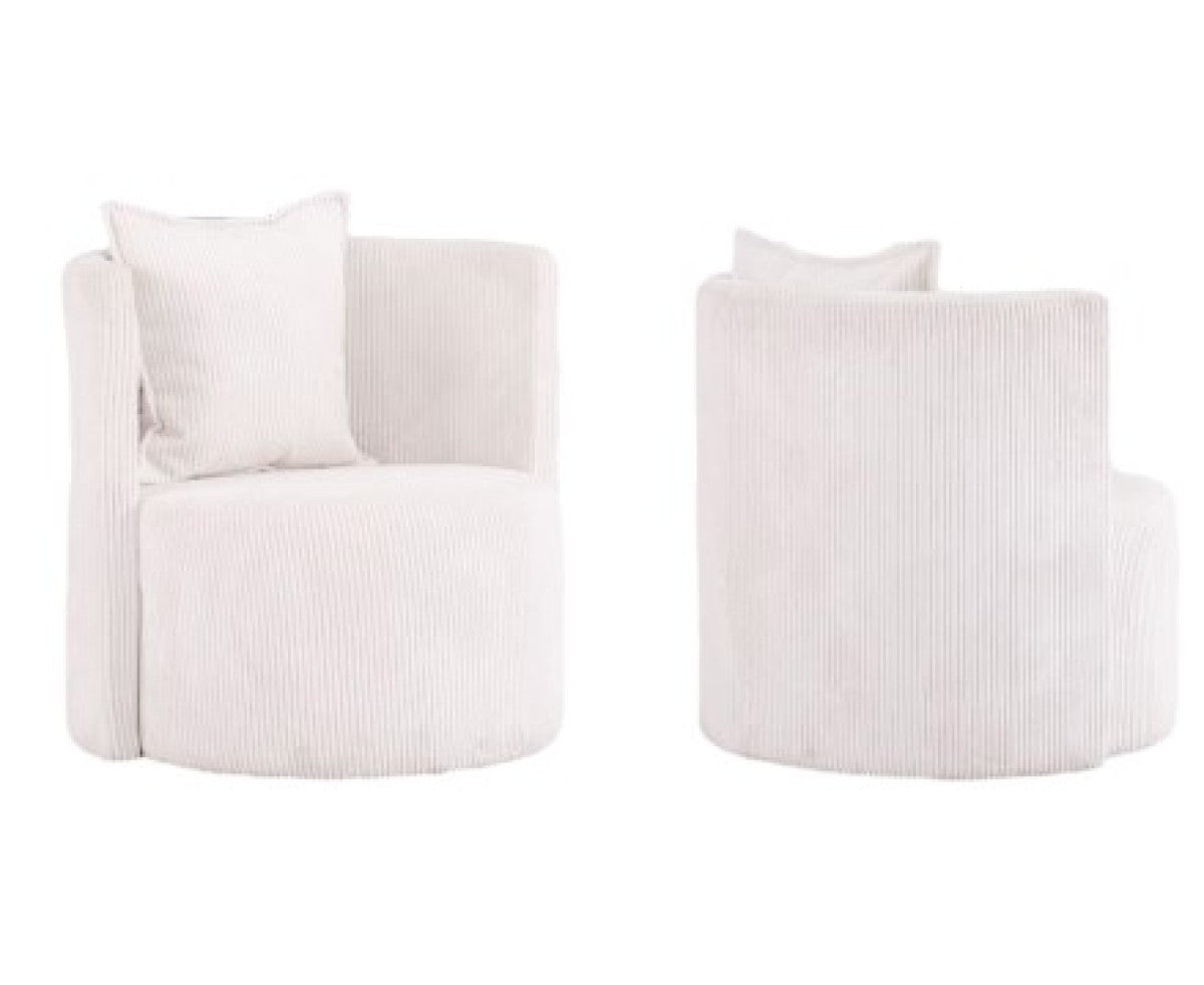 Penelope Accent Chair (White)