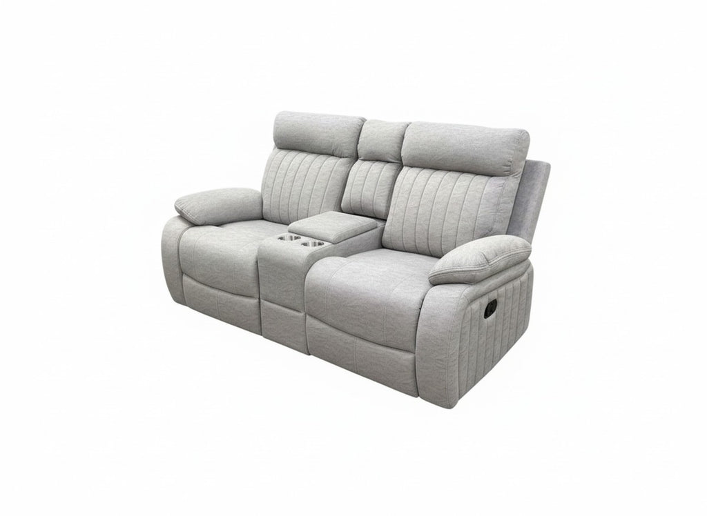 Elyse Recliner Love Seat (Stone)