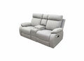 Elyse Recliner Love Seat (Stone)
