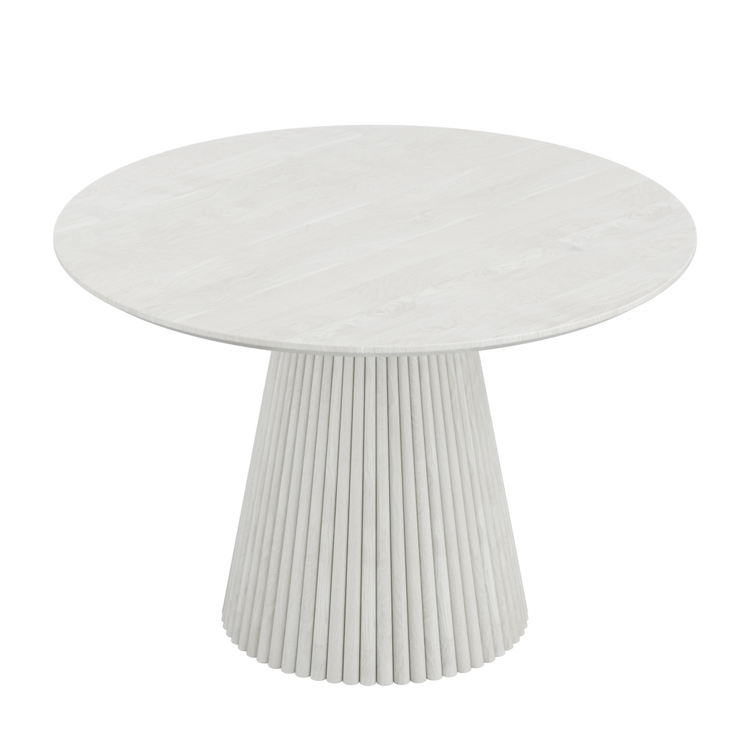 5-Piece Dinng Set (White Wash)