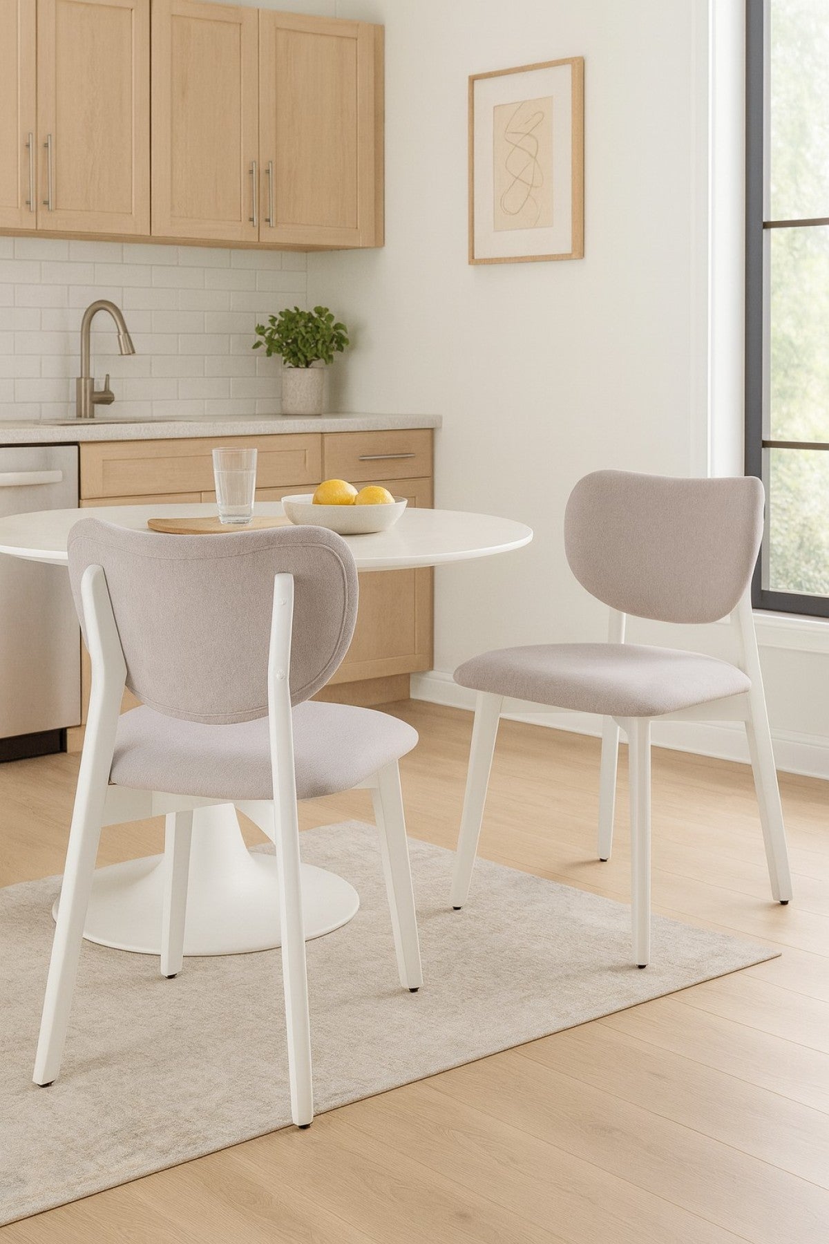 Dining Chair (Cream) (Set of 2)