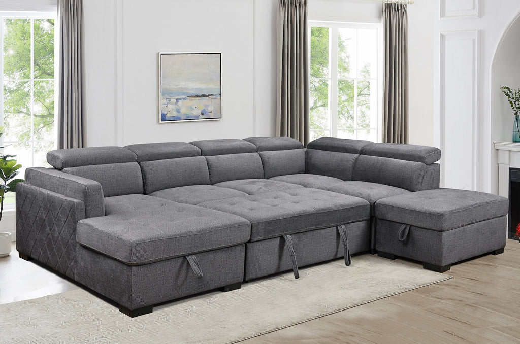 IF-9090 LHF Sofa Bed Sectional