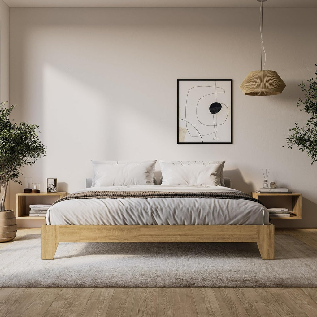 IF 5346 Platform Bed (Natural)