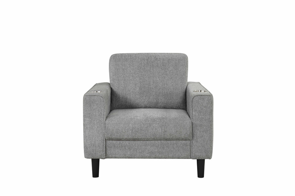 IF-8240 Stationary Sofa Set (Grey)