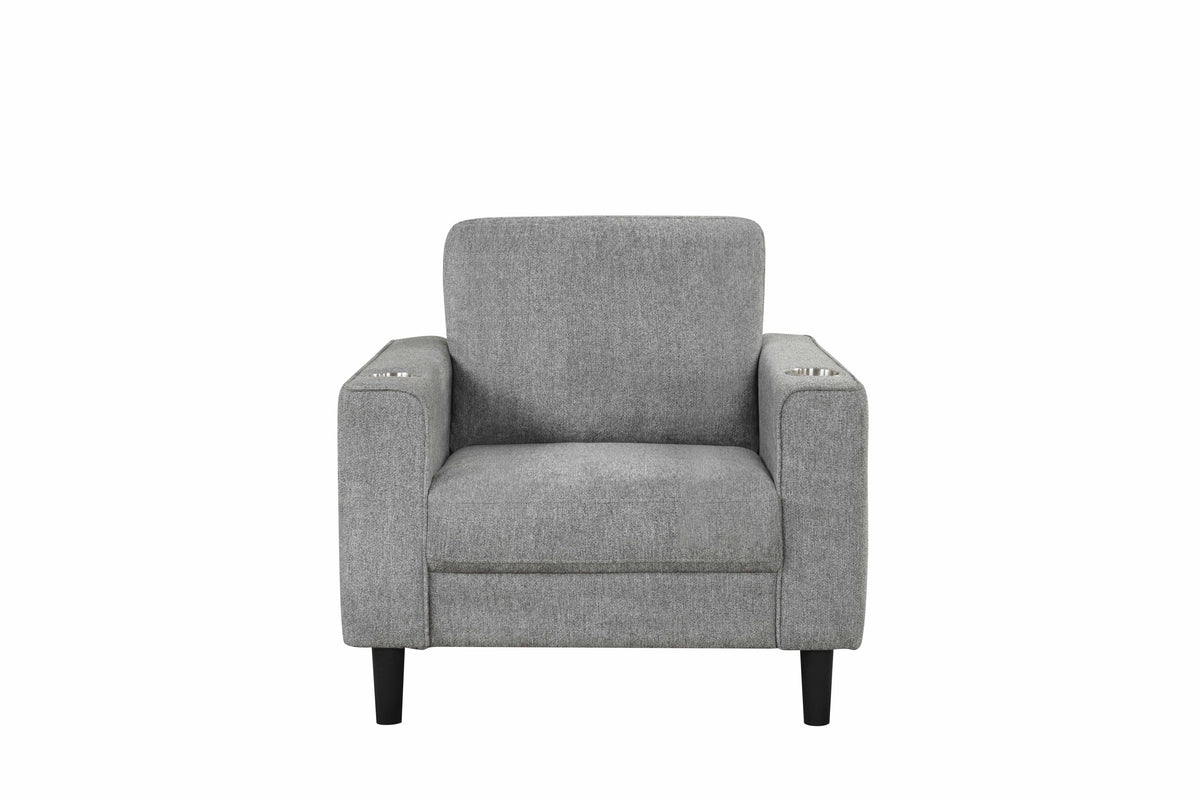 IF-8240 Stationary Sofa Set (Grey)