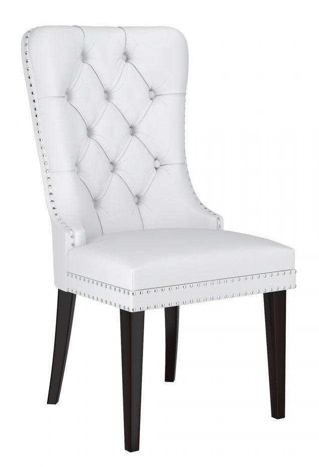 C-1151 Dining Chair (White PU) (Set of 2)
