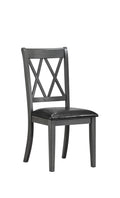 C-1099 Dining Chair (Black PU) (Set of 2)