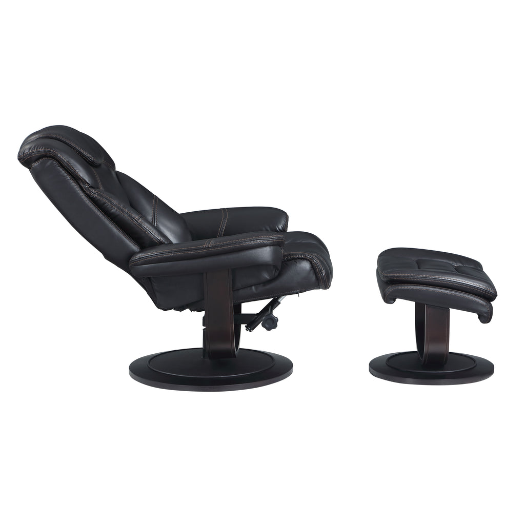 IF-6200 Recliner (Black Leather Match)