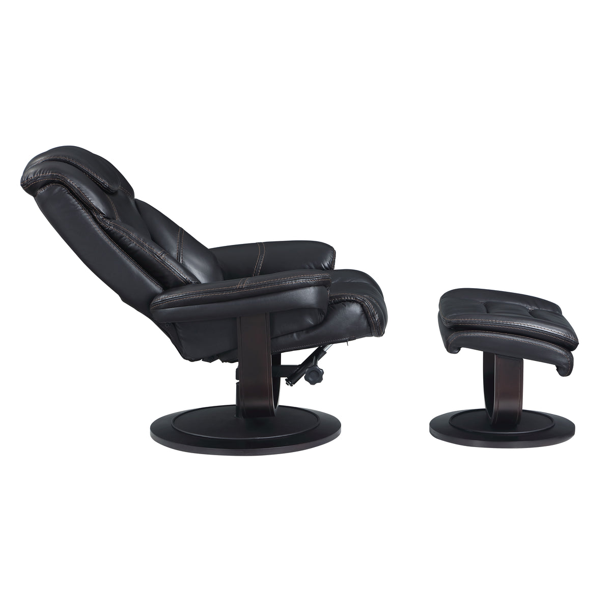 IF-6200 Recliner (Black Leather Match)