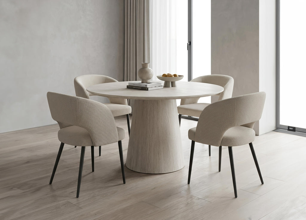 T-1640 / C-1644 5-Piece Dining Set (Beige)