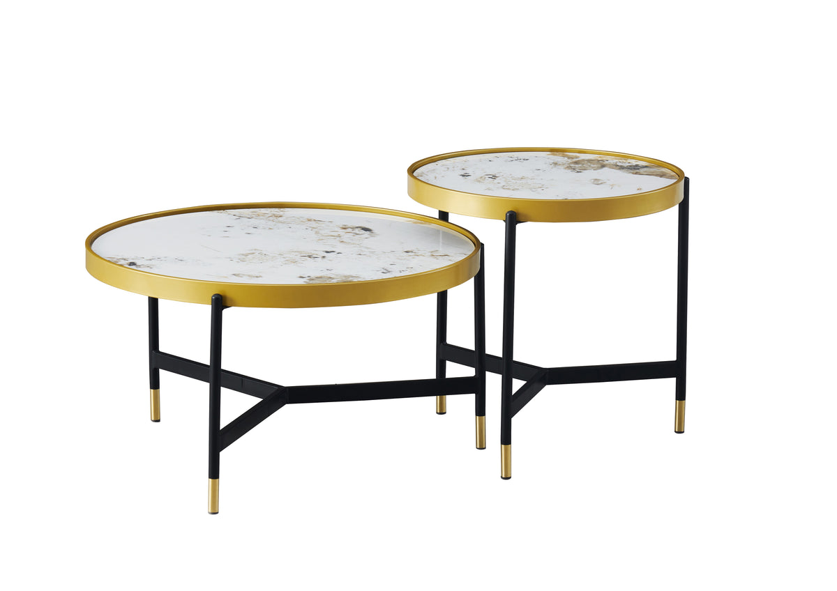 IF-2625 2-Piece Coffee Table Set (Pandora Stone)