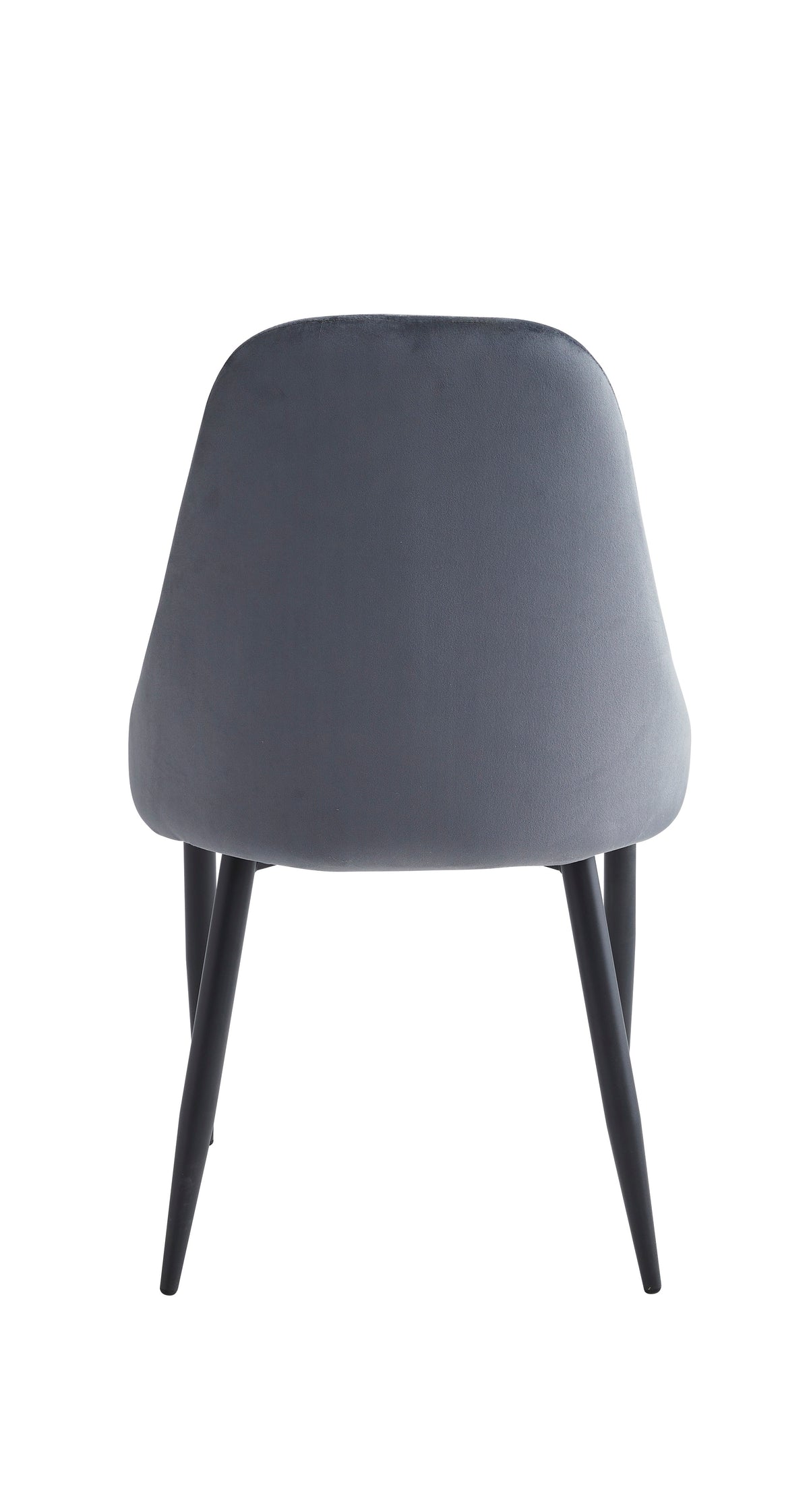 T-1530 / C-1532 7-Piece Dining Set (Dark Grey Velvet)