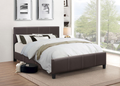 IF 176 Bed (Espresso PU)