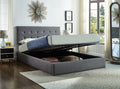 IF 5445 Lift Storage Bed (Grey Fabric)