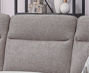 IF-8026 Stationary Sofa Set (Greige, Grey/Beige)