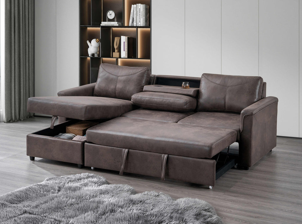 IF-9075 / IF-9076 Sofa Bed Sectional