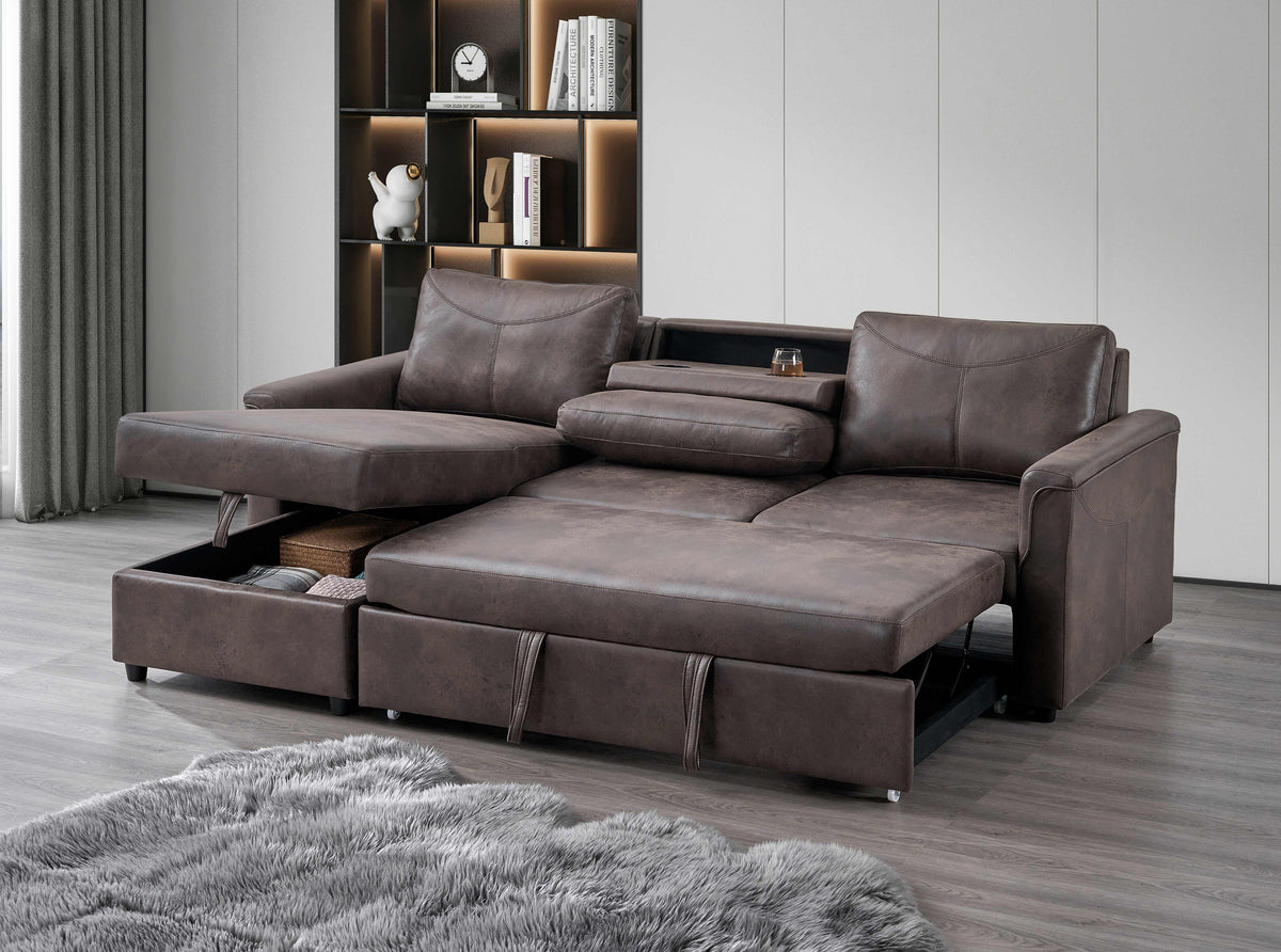 IF-9075 / IF-9076 Sofa Bed Sectional