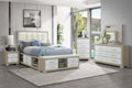 Emma (Natural-White) Bedroom Set