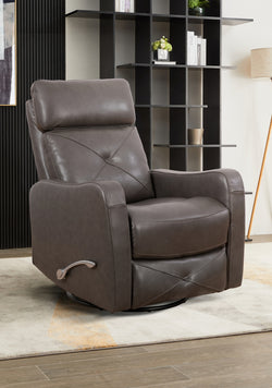 IF-6330 Recliner (Charcoal Leather Match)