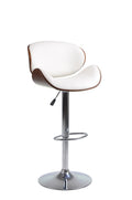 ST-7511 Bar Stool (White PU) (Set of 2)