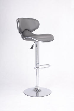 ST-7704-G Bar Stool (Grey PU) (Set of 2)
