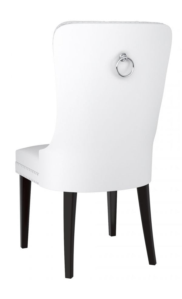 C-1151 Dining Chair (White PU) (Set of 2)