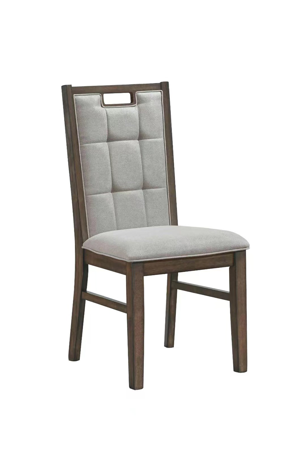 C-1620 Dining Chair (Grey Fabric) (Set of 2)