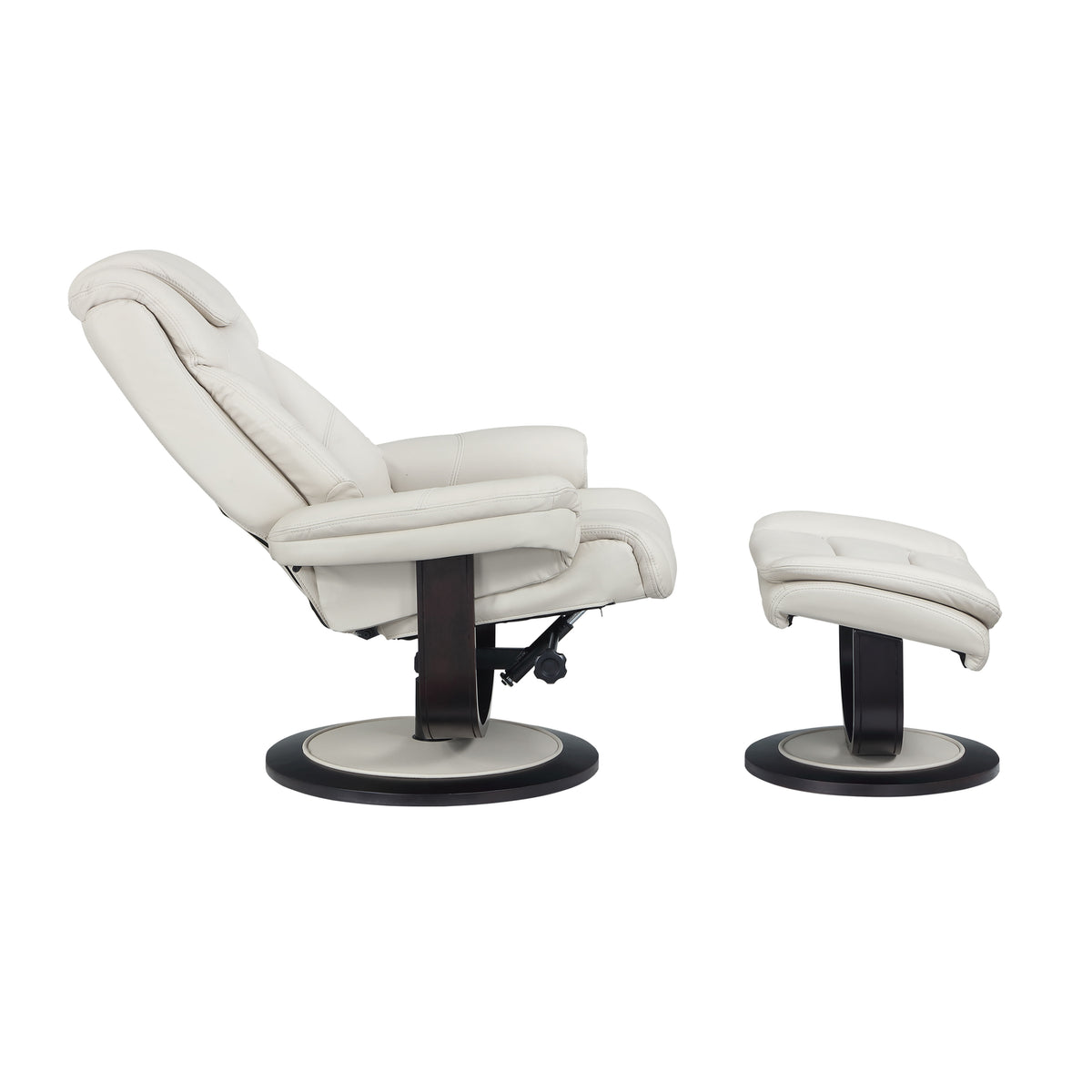 IF-6202 Recliner (Light Beige Leather Match)