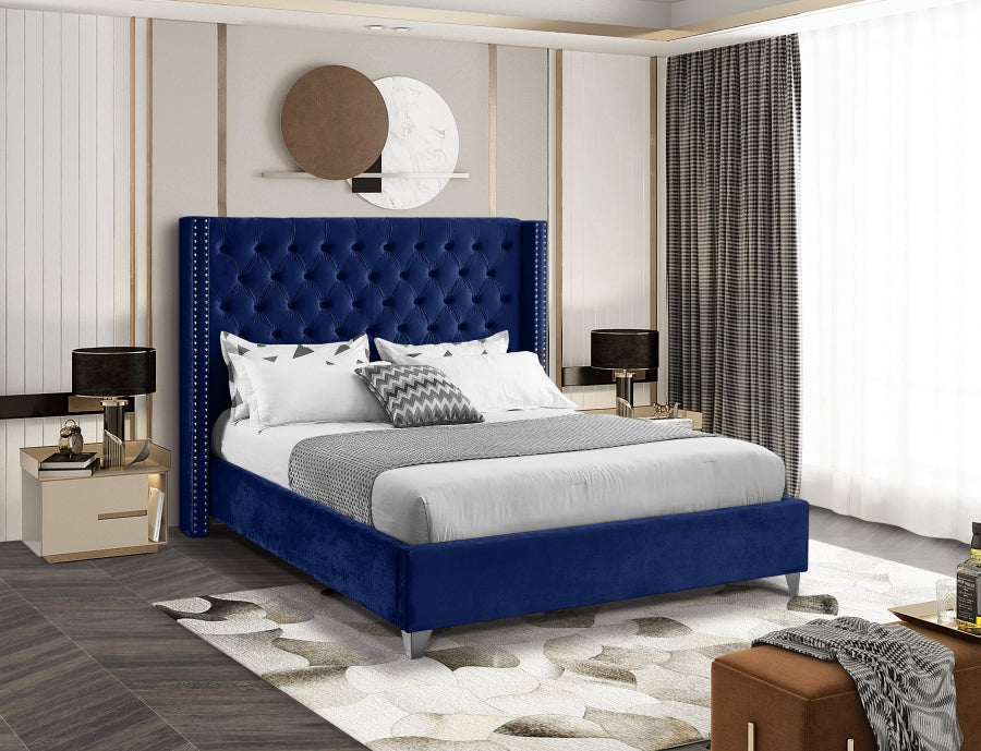 IF 5891 Bed (Blue Velvet)