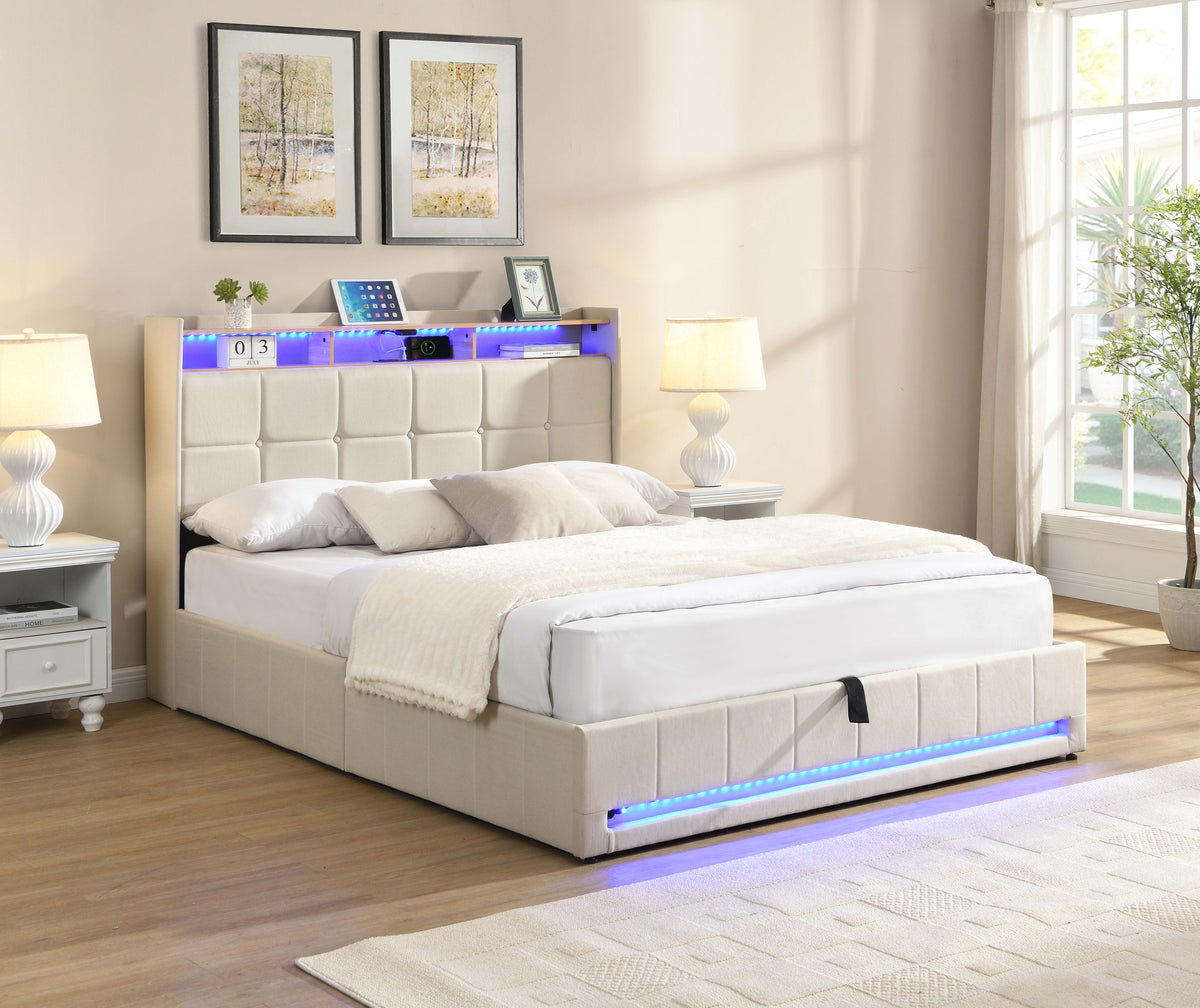 IF 5404 Bed (Beige)