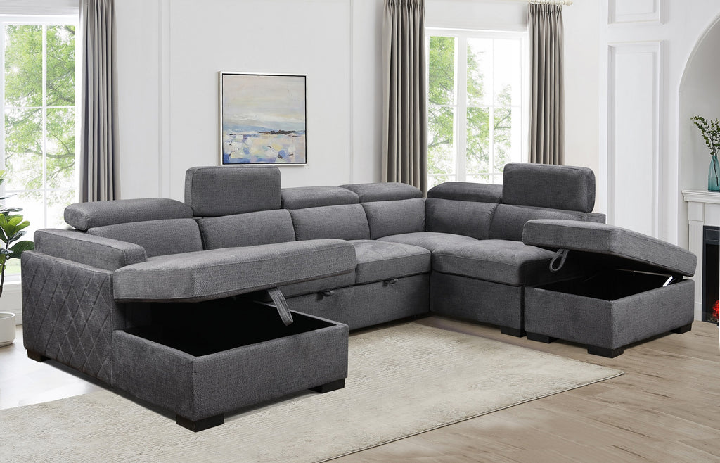 IF-9090 LHF Sofa Bed Sectional